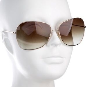 Oliver Peoples gradient oversized sunglasses